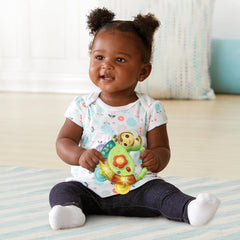 Vtech Baby Musical Bee Tambourine - Jucărie muzicală cu numere, sunete amuzante, propoziții și cântece - Pentru copii cu vârsta cuprinsă între 3-36 luni Jucarii Bebe Naty Shop