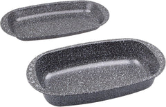 C|H|G Brotback- Und Bratenform Mit Deckel "Granito", Skandia Xtreme Plus: 4-Fach Antihaftbeschichtung in Granitoptik, 37 X 20 X 7 Cm, Made in Germany Formy i blachy do pieczenia Naty Shop