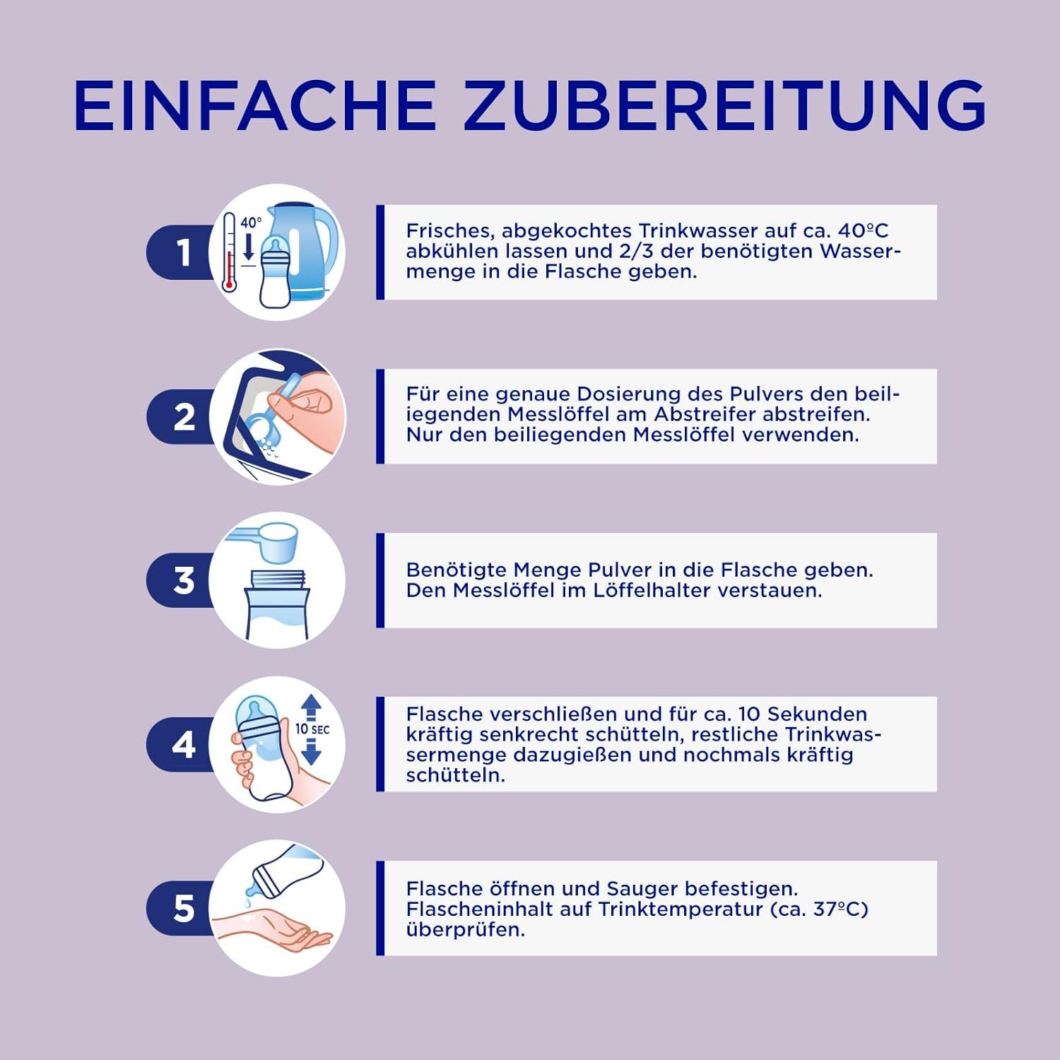 Aptamil HA 2 – Formuła dalsza po 6 miesiącach, z Omega 3 i 6, DHA, ARA i ALA, Bez laktozy, Bez oleju palmowego, Odżywka dla dzieci, Mleko w proszku, 1 x 800 g (opakowanie 4 szt.)