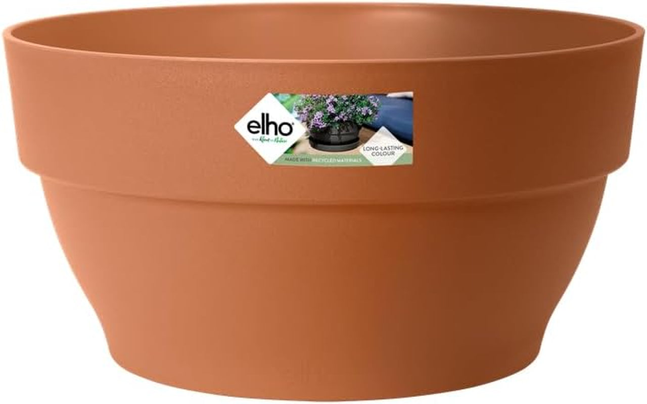 elho Vibia Campana Bowl 27 - Ghiveci de flori pentru exterior - Ø 27,0 x H 14,0 cm - Negru/Antracit