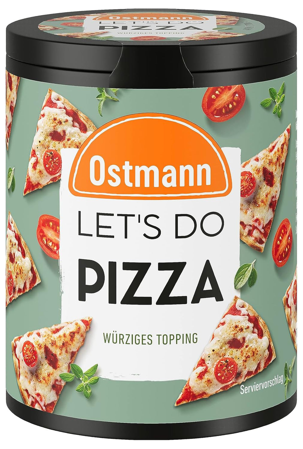 Ostmann Gewürze - Zróbmy Awokado | Gewürzsalz für Avocado, Guacamole lub Bowls | Crunchy Topping z Gewürzen, Kräutern i schwarzem Sesam | 70 g w koszu Metalldose