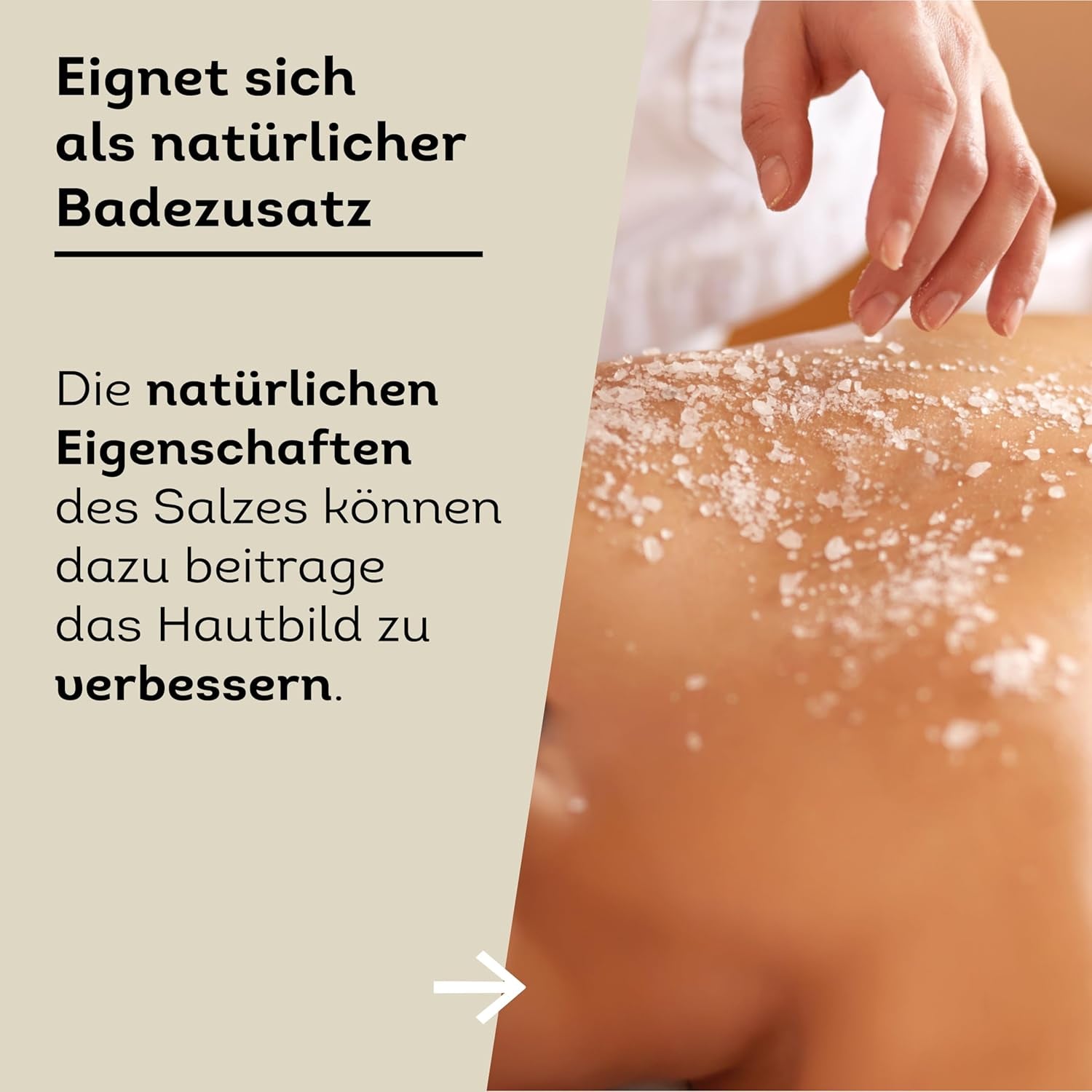 Küper Selection Meersalz - 1000g grubej soli do przyprawiania i uszlachetniania - ohne Zusätze oder chemische Nachbehandlung