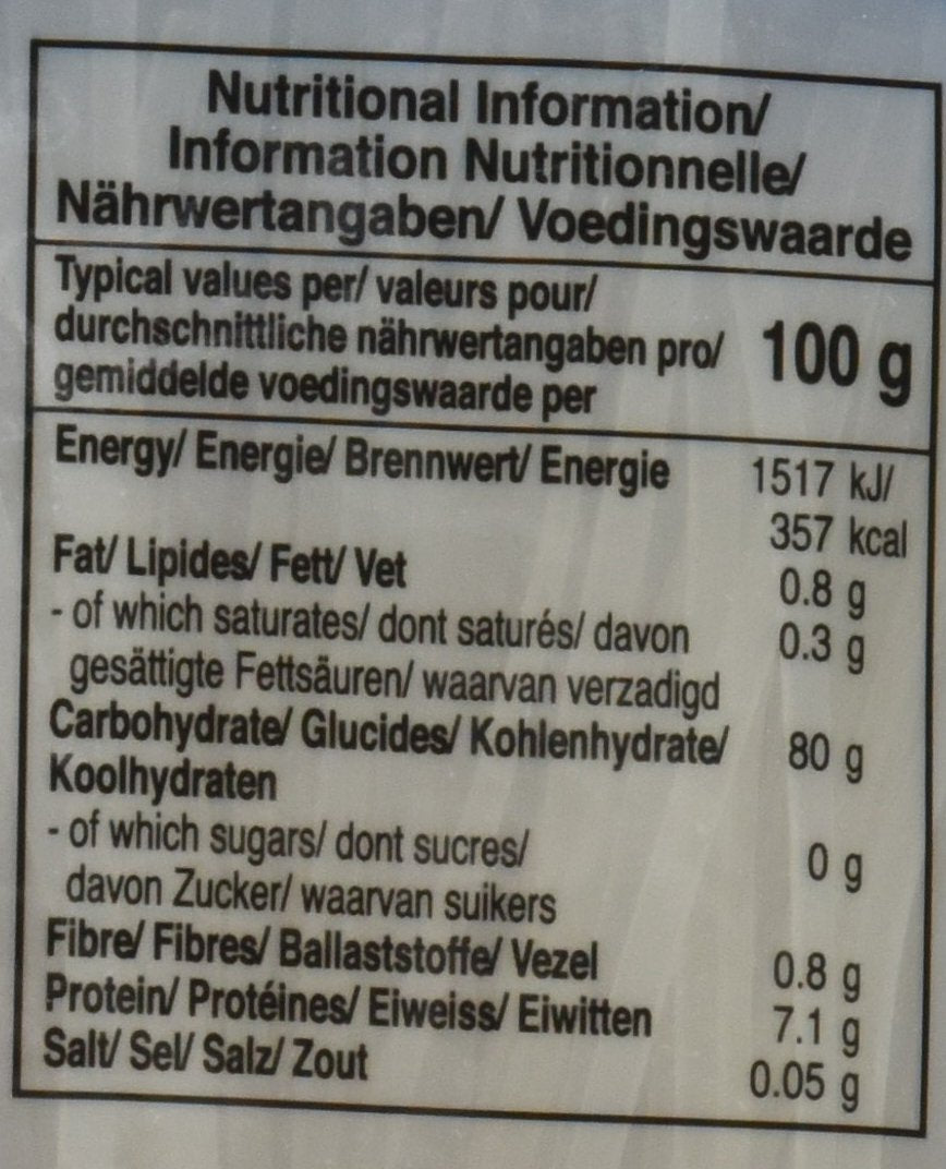 Makaron ryżowy z kogutem, 3 mm, klasa 1 (1 opakowanie x 375 g)