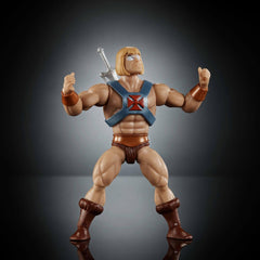 Masters of the Universe Origins Action Figure Faker din colecția de desene animate, aproximativ 14 cm înălțime, duplicat He-Man din serialul TV din anii 1980, design detaliat și 16 puncte de mișcare, JBM82 Action figures Naty Shop