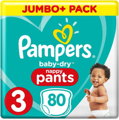 Pieluszki Pampers Baby-Dry rozmiar 8, 43 pieluchy, od 19 kg, opakowanie Jumbo+