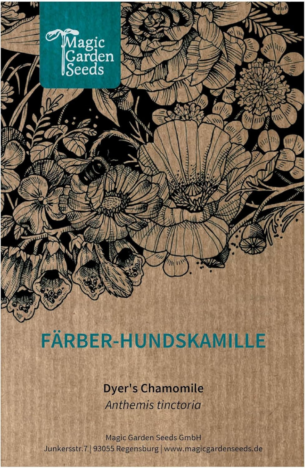 Rumianek Dye's (Anthemis tinctoria) - około 800 nasion tradycyjnej rośliny barwnikowej i wieloletniego kwiatu