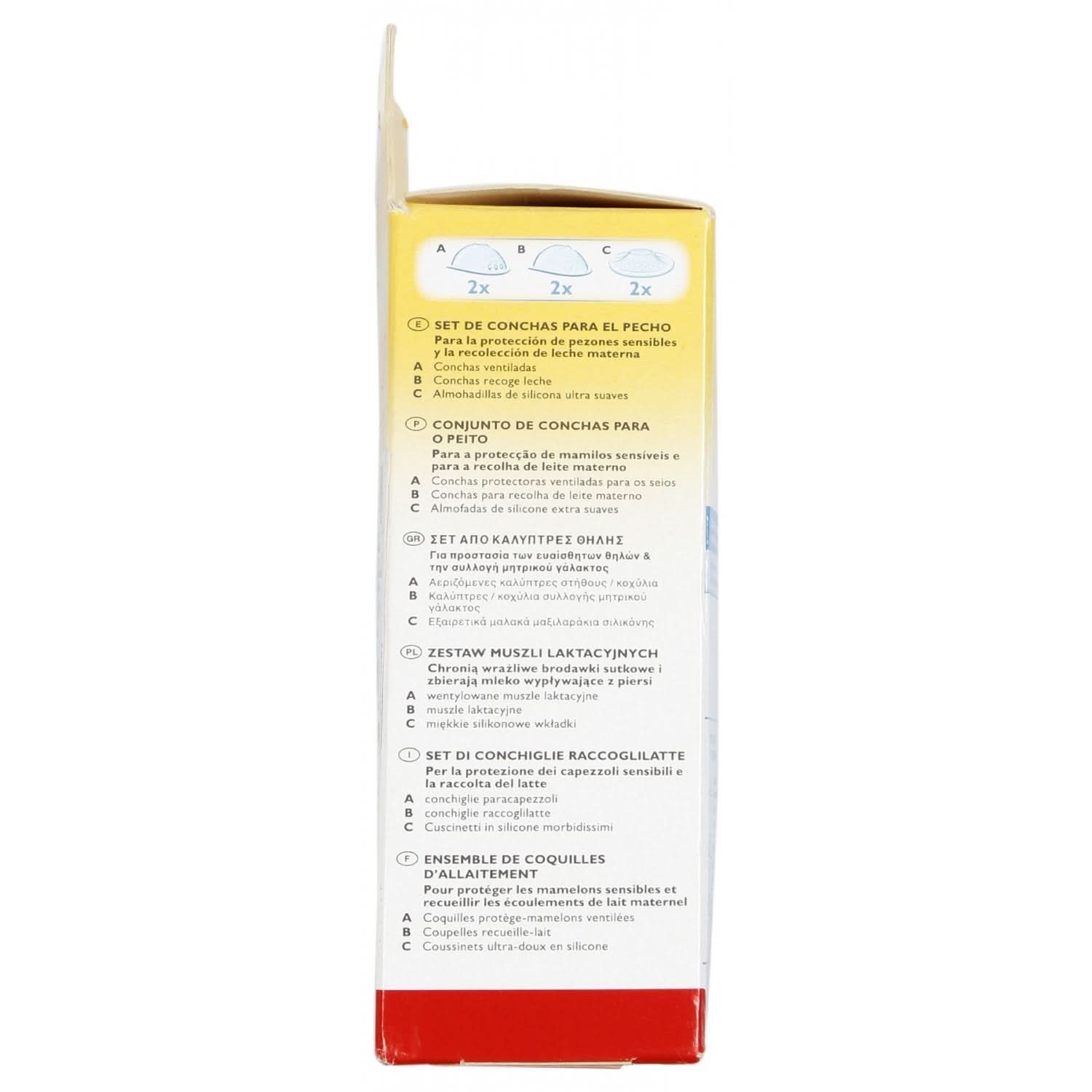 NUK Brustchalen-Set, 6-Teiliges Komplett-Set Akcesoria Żywność i karmienie piersią Bebe Naty Shop