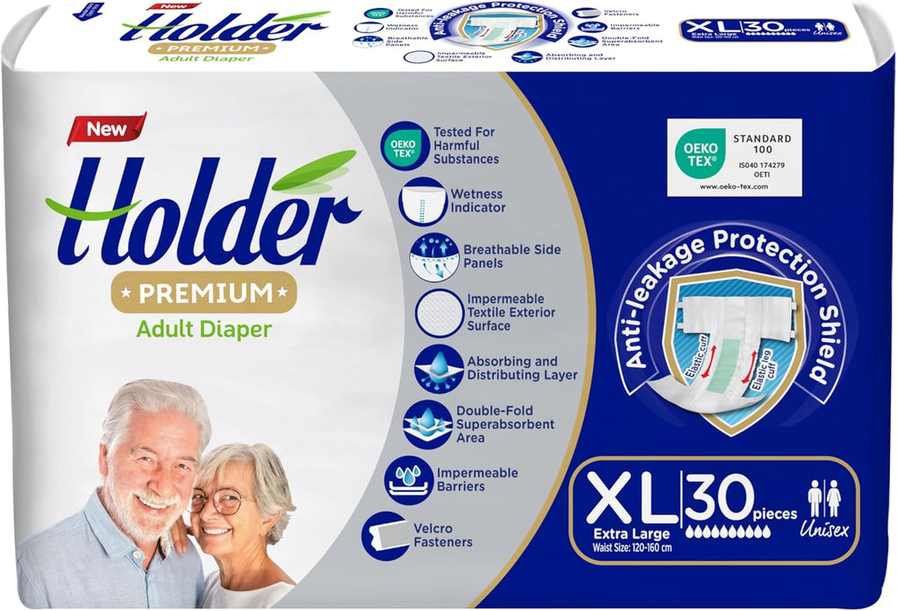 Jednorazowe pieluchy dla dorosłych unisex Wodoodporne, chłonne, elastyczne, oddychające, super chłonne, dwuwarstwowe. Wskaźnik wilgoci. 5-gwiazdkowy środek ochrony dermatologicznej.