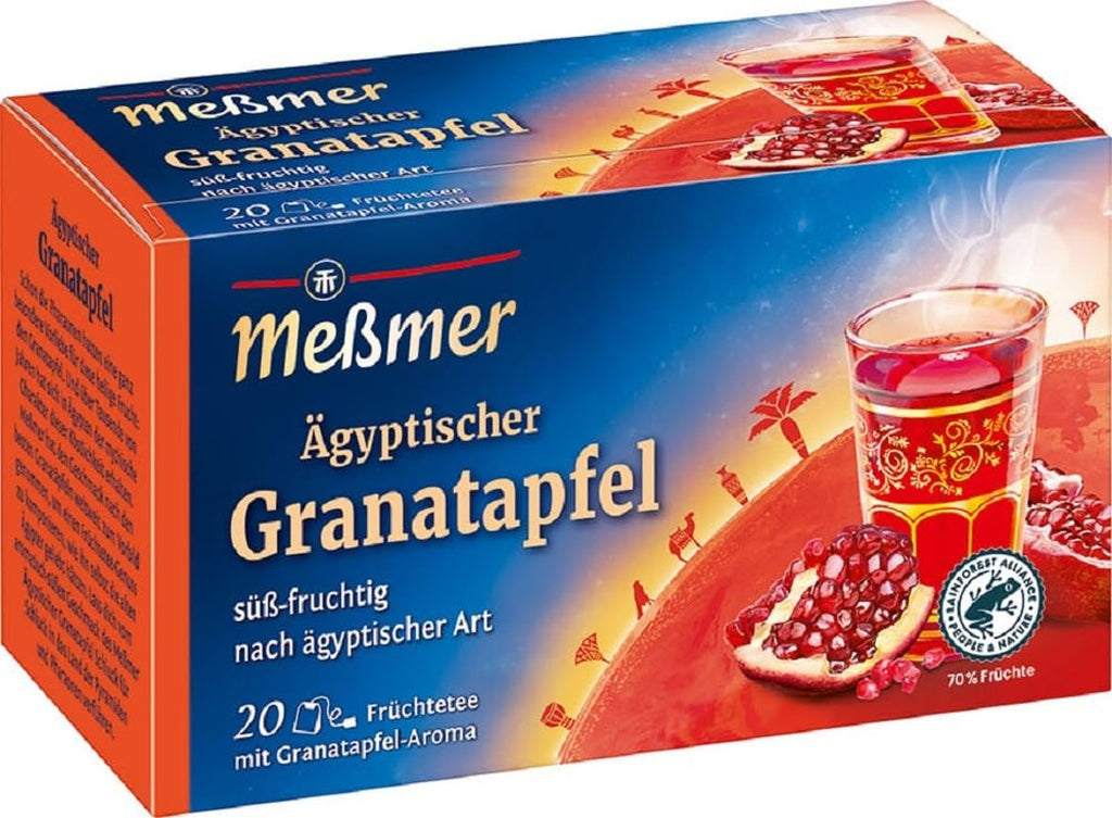 Ceai Meßmer Ländertee | Fructe de pădure nordice | 20 pliculețe de ceai | Fără gluten | Fără lactoză | Vegan