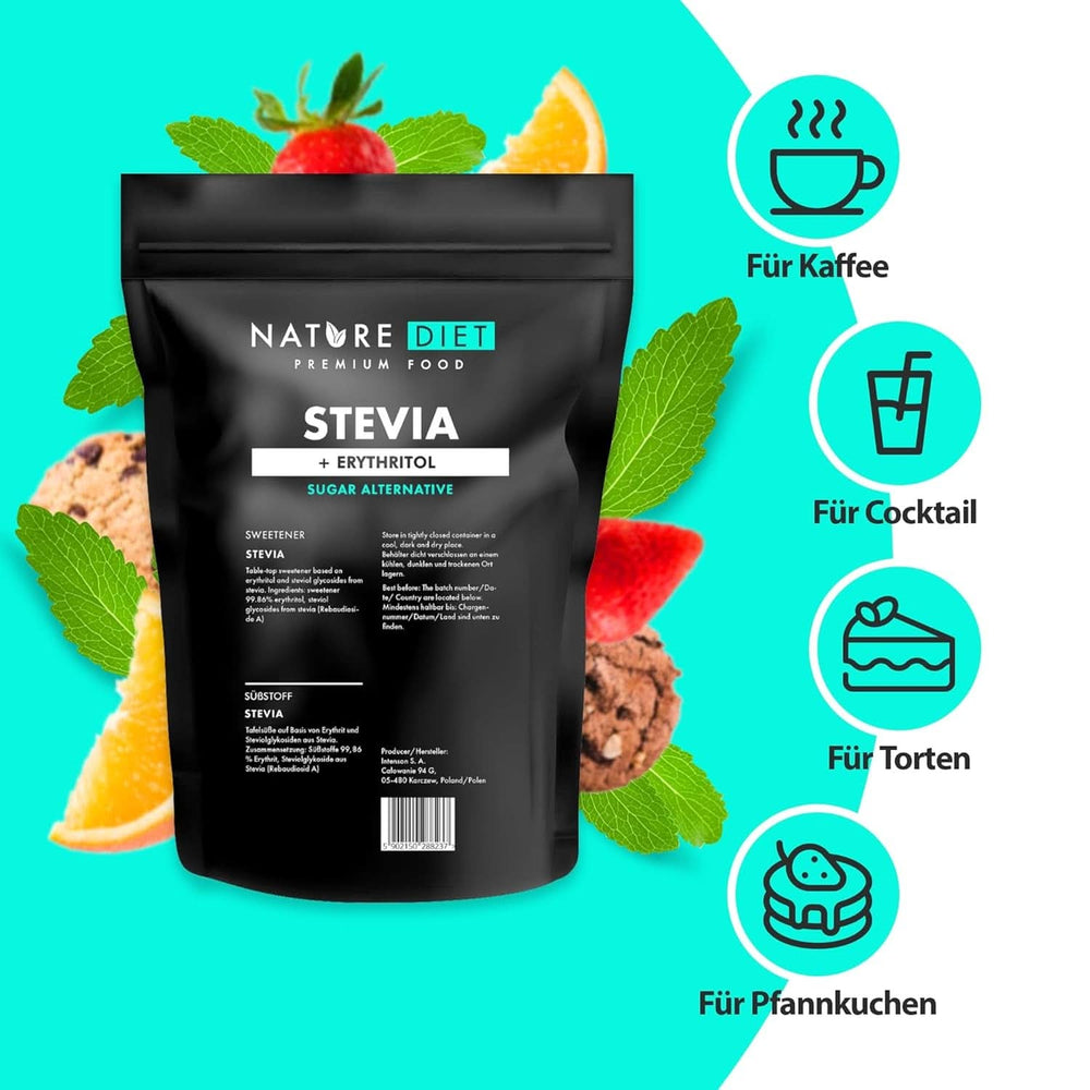 Nature Diet - Słodzik Stevia, 1 Kg Słodziki Naty Shop