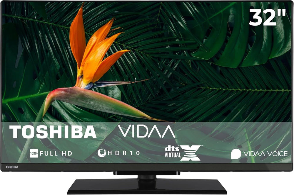 Televizor Toshiba 40LV2E63DAZ de 40 de inci/TV inteligent VIDAA (Full HD, HDR, tuner triplu, Bluetooth, Dolby Audio) [2024]