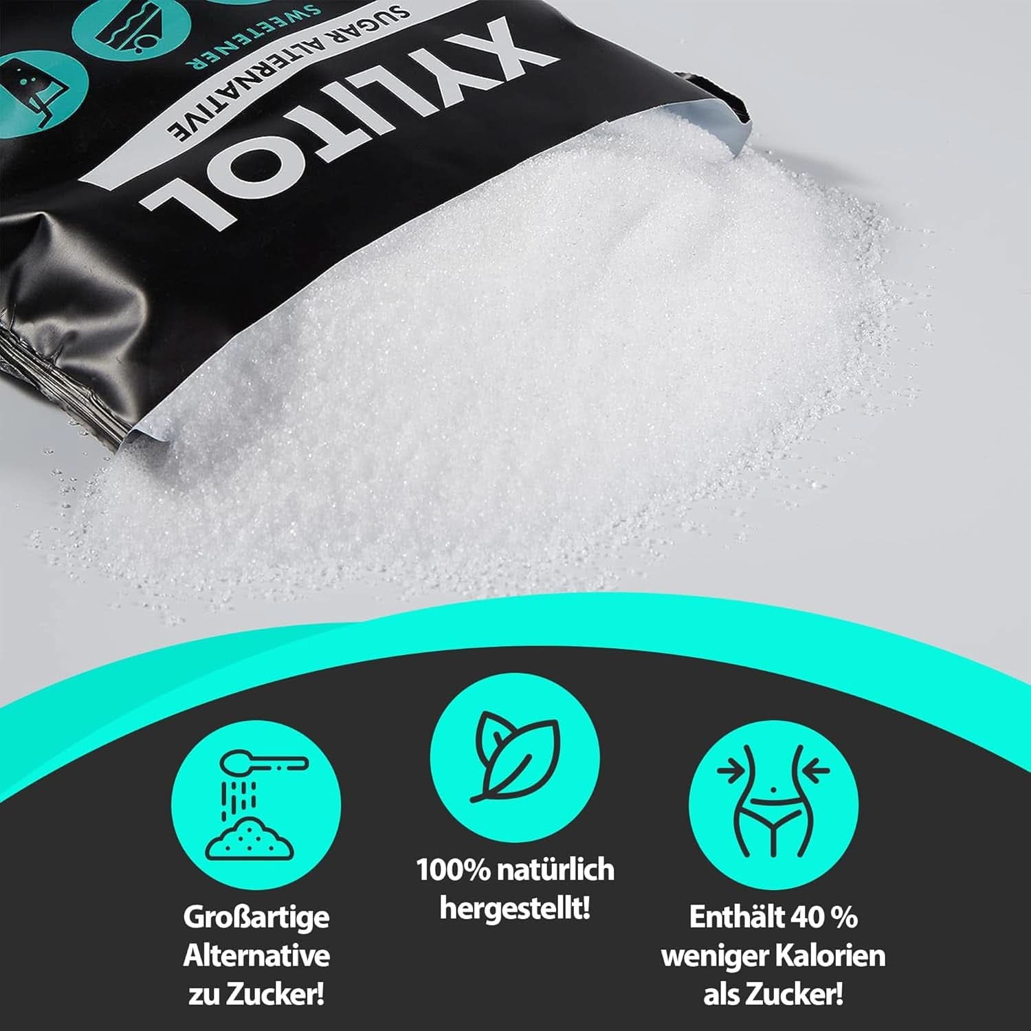 Nature Diet Ksylitol, 1 Kg Słodziki Naty Shop