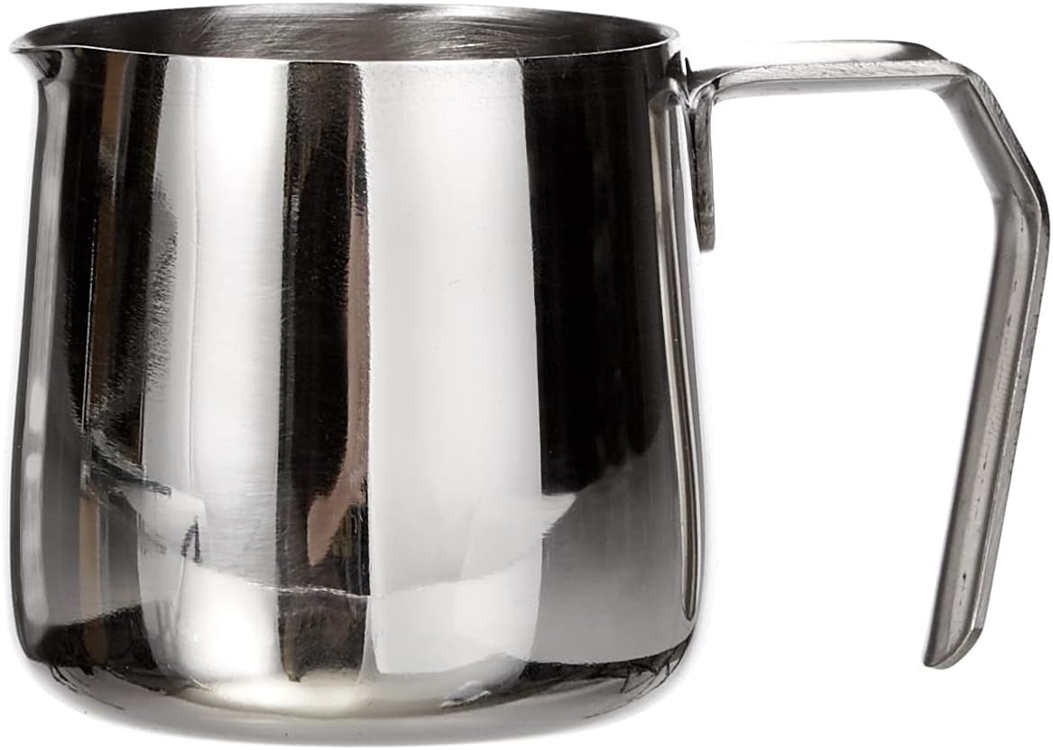 Cilio 0000201383 Carafă Latte Macchiato, Oțel inoxidabil, Argintiu, 6,4 x 7,4 x 7,6 cm