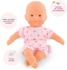 Corolle 9000120130 - Mon Premier Poupon Mini Calin 20cm, French Puppe mit Charme und Vanilleduft