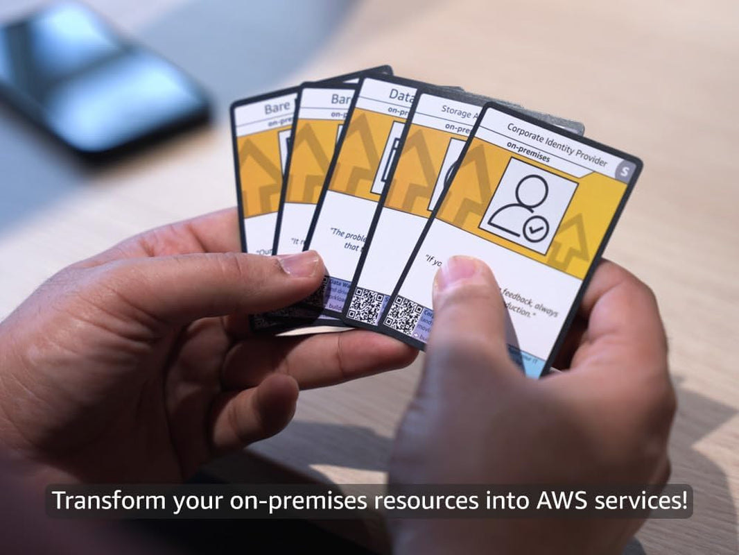 BuilderCards - Gra karciana o architekturze chmur - gra podstawowa (angielski), biała