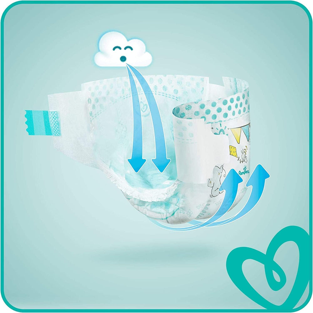 Pieluszki PAMPERS Baby-DRY rozm. 7 123