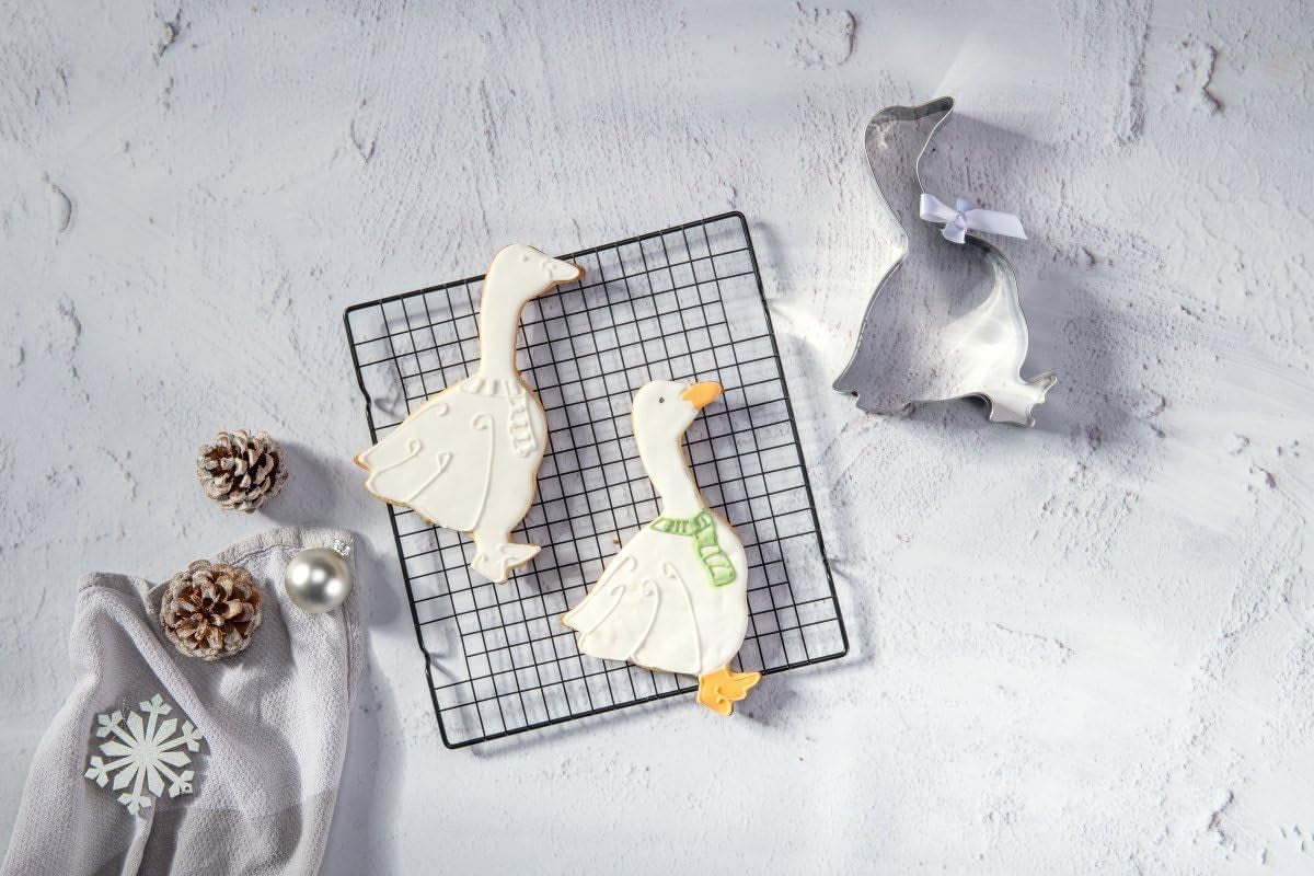 Dr. Oetker Formă de biscuiți din oțel inoxidabil pentru copt de Crăciun, 200x170x40mm, fabricată în Germania