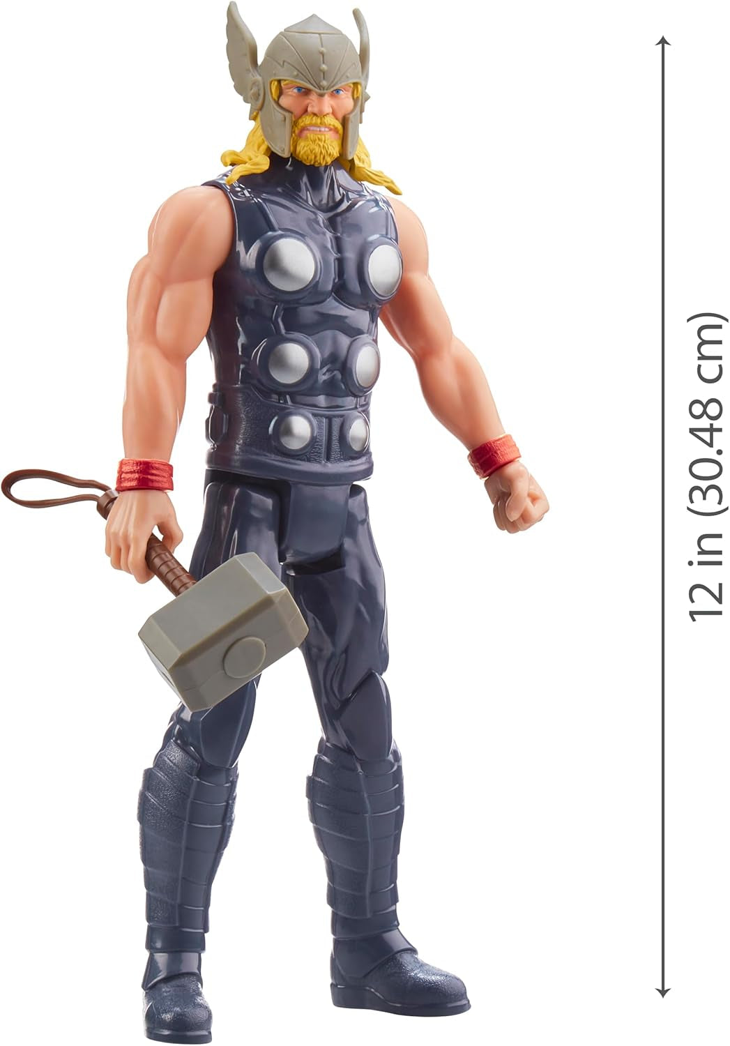 Marvel Avengers Titan Hero Series Blast Gear Thor Action Figure, jucărie mare de 30 cm, pentru copii de la 4 ani în sus Action figures Naty Shop