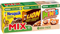 Mini saszetki płatków Nestlé Mix, 6 sztuk, 1 opakowanie (1x200g do 4x30g, 2x40g)