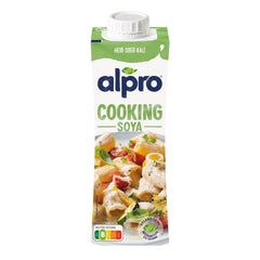 Alpro Cooking Soya – Vegan Kochcreme aus Soya o neutralnym smaku do dań na ciepło i na zimno – 15 x 250 ml