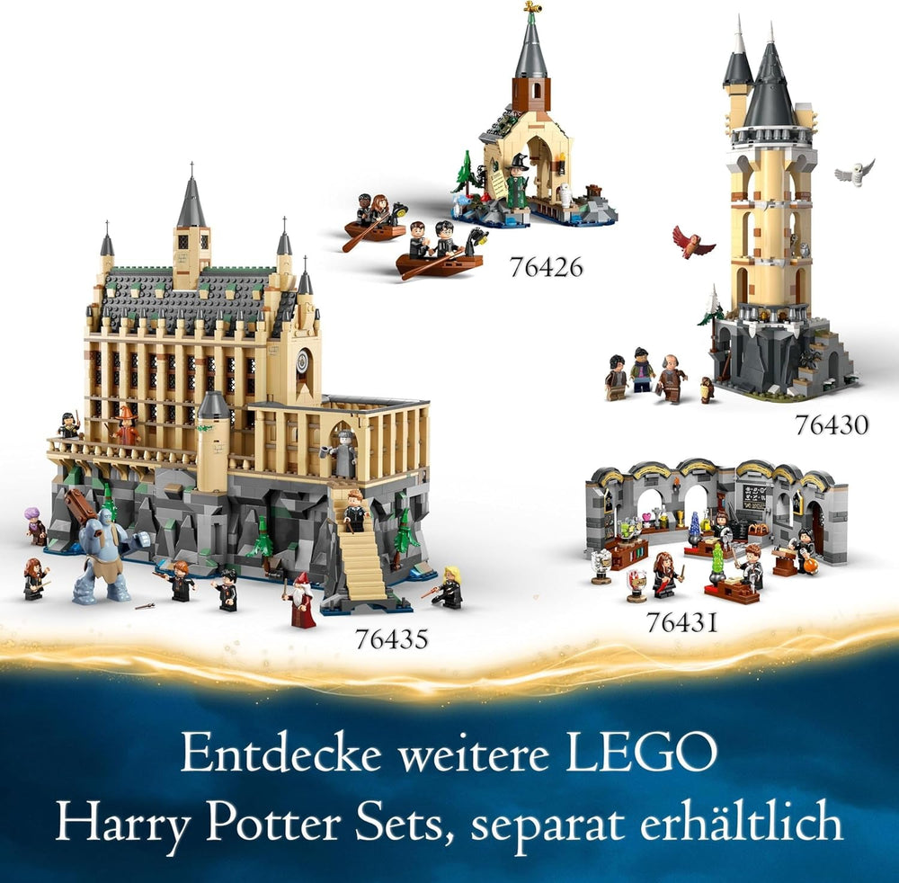 LEGO Harry Potter Ollivanders i kostiumy Madam Malkin, Krainy Ulicy Pokątnej, Zestaw dla dzieci, Zabawki czarodziejskie, Fantazyjne prezenty dla dziewcząt, chłopców i fanów od 8 lat 76439 Zestawy do budowania Besuche w sklepie LEGO