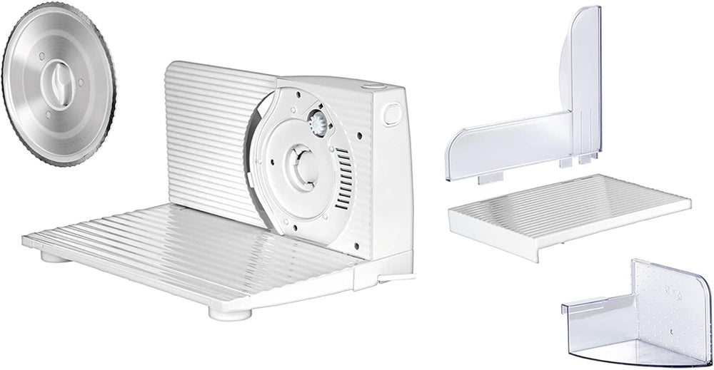 MPM MKR-05 Uniwersalna krajalnica elektryczna, regulacja grubości cięcia do 15 mm, 150 W Niszczarki i Krajalnice Naty Shop