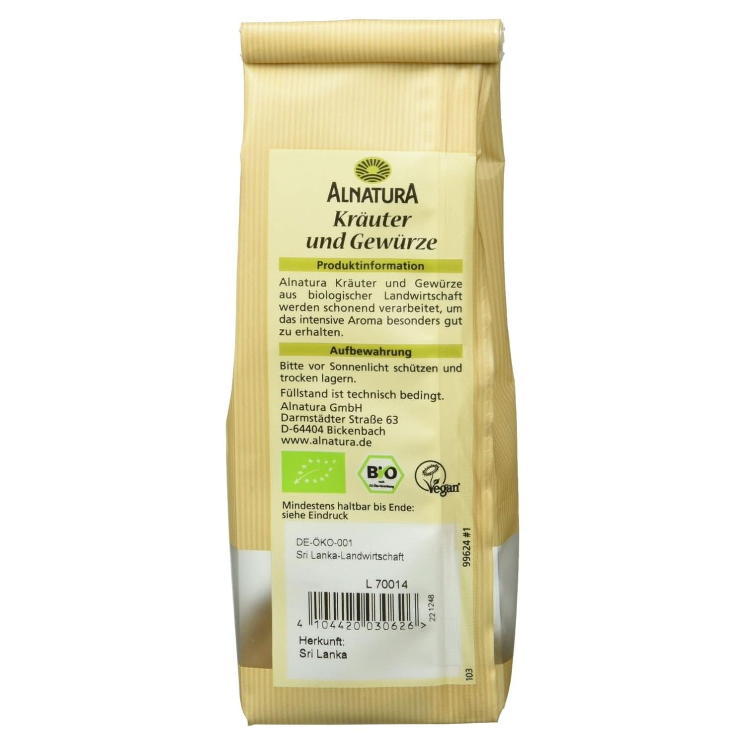 Nucșoară organică întreagă, 3 bucăți Condimente Naty Shop