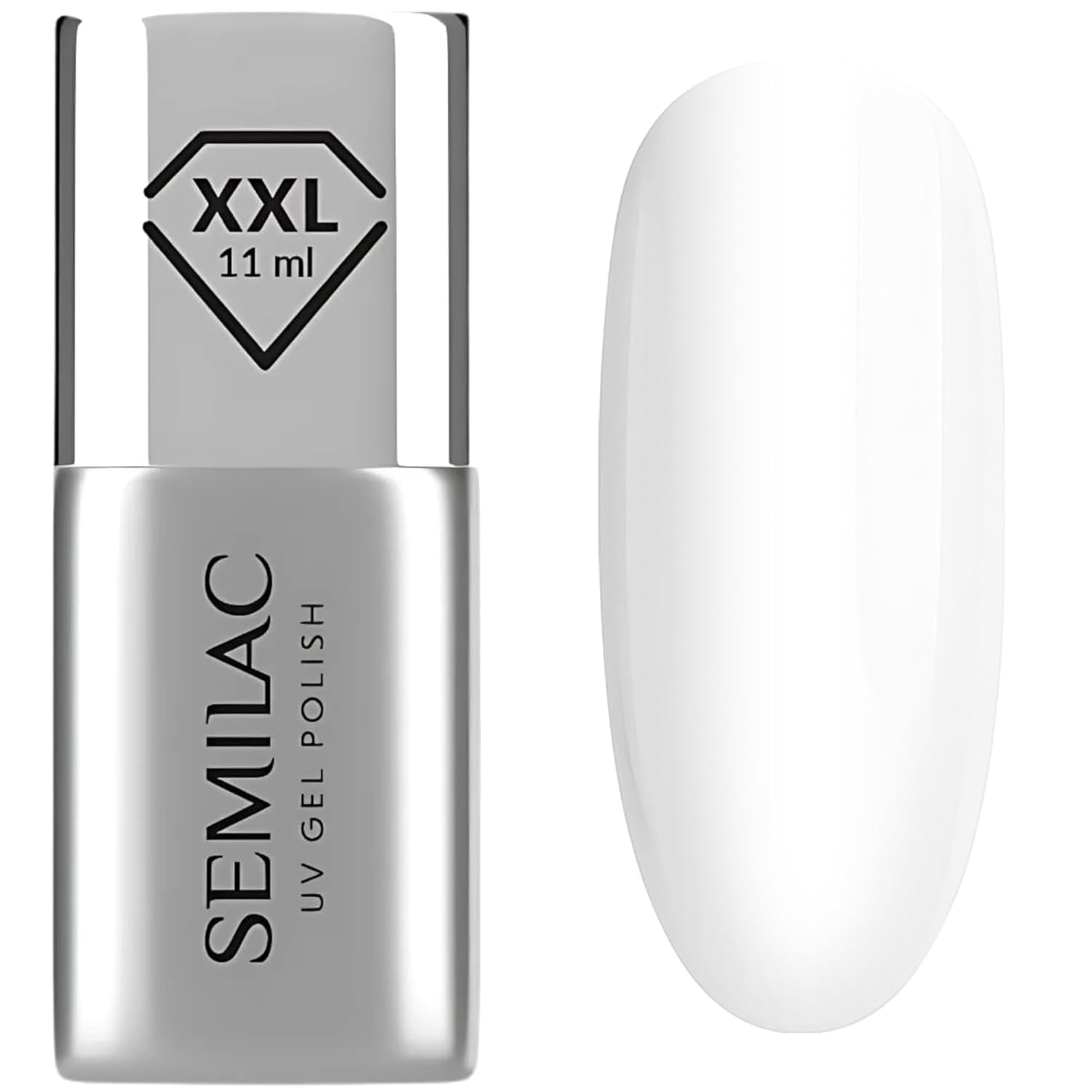 Semilac Top Coat Lakier Do Paznokci 7ml, Innowacyjny, UV/LED, Lakier Hybrydowy, Błyszczące Wykończenie, Chroni, Transparentny