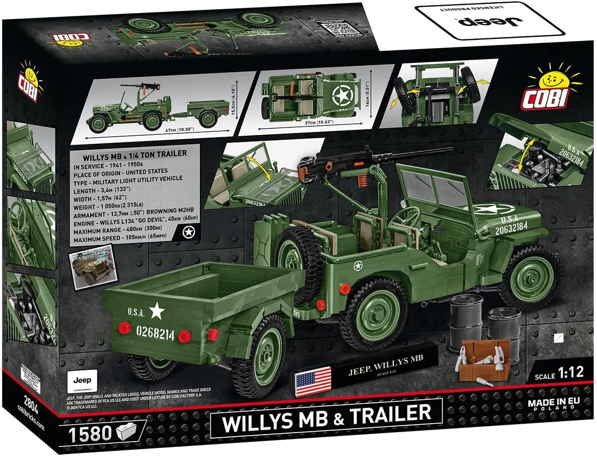 Willys MB + przyczepa