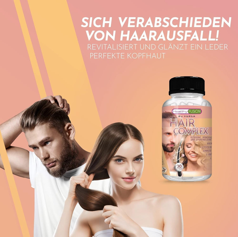 Healthy Fusion Haircomplex skuteczny przeciw wypadaniu włosów, 30 kapsułek Pielęgnacja włosów Naty Shop