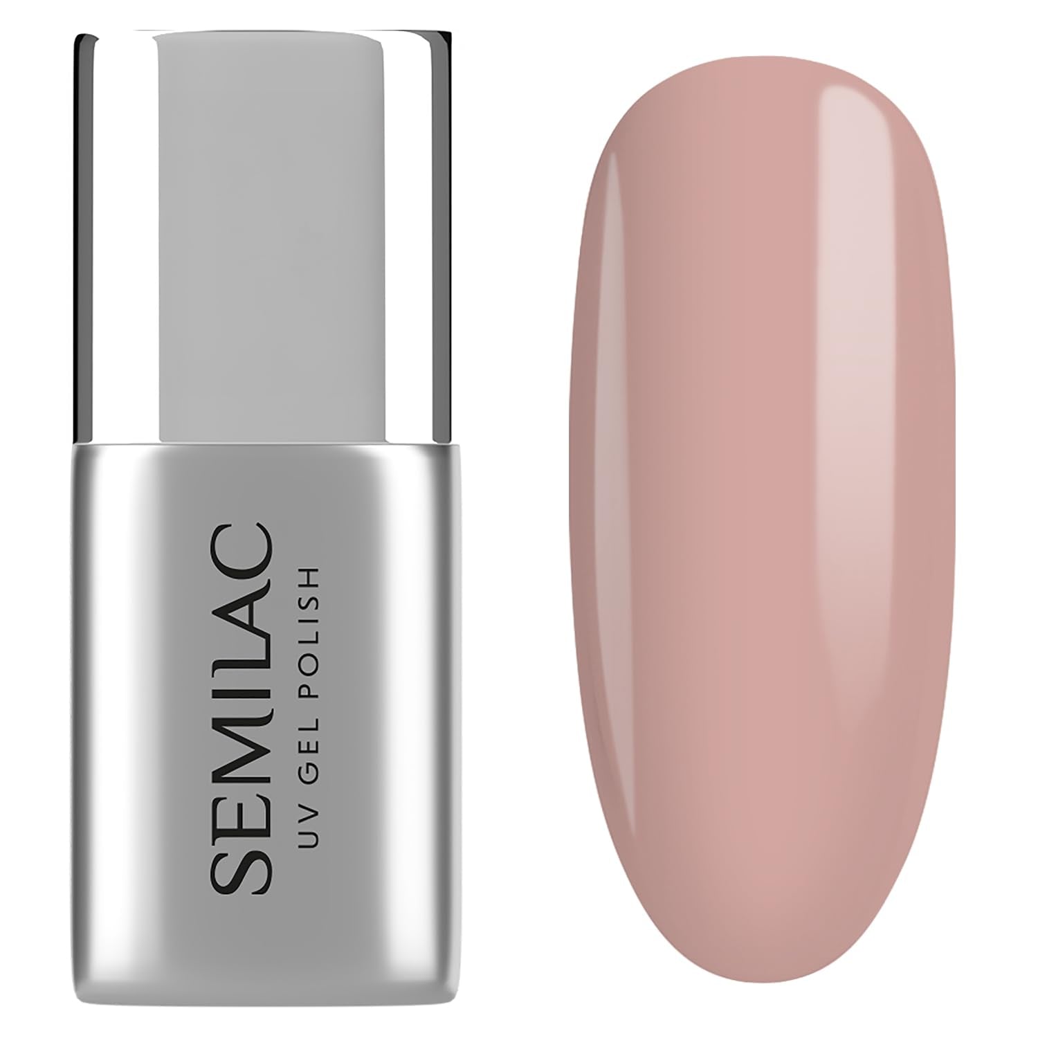 Semilac Pure & Clean Baza do lakieru UV 7ml – Samopoziomująca baza hybrydowa do wrażliwych paznokci