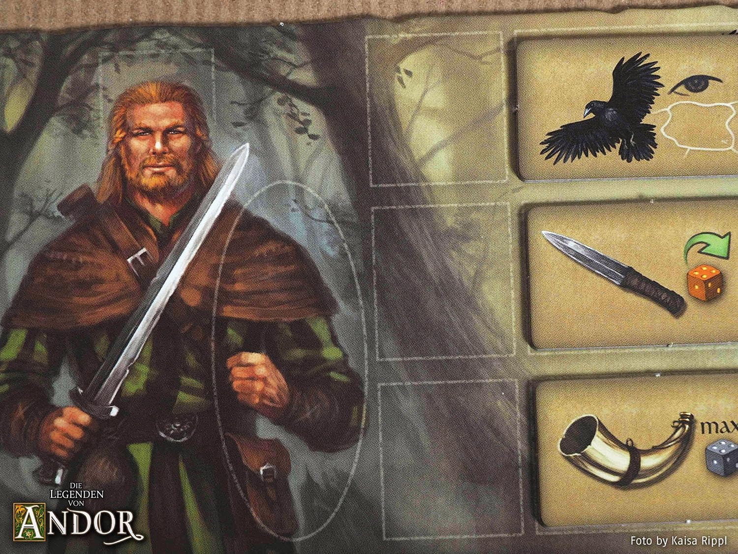Kosmos 683122 Legends of Andor - Big Box, gra podstawowa (Kennerspiel des Jahres 2013) i dodatkowe rozszerzenia, klasyczna fantasy, kooperacyjna gra planszowa fantasy, wiek 10+