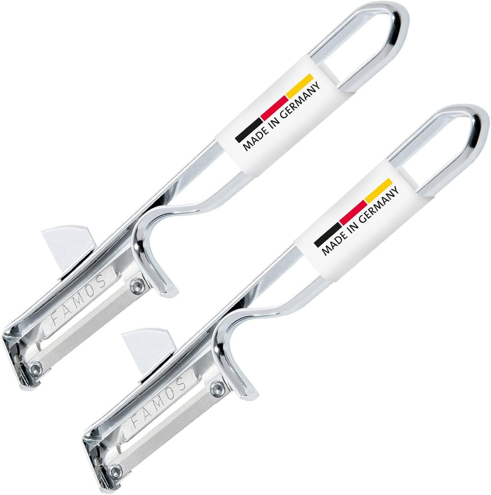 Obieraczka Westmark 106122E1, ostrze ze stali chromowanej, obieraczka ze stali nierdzewnej Naty Shop Famos, 2 Stück