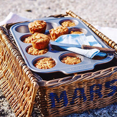 Kitchenaid Naczynia do pieczenia ze stali aluminiowanej Blacha na muffinki z powłoką nieprzywierającą Można myć w zmywarce Szary Naty Shop Formy i tace do pieczenia