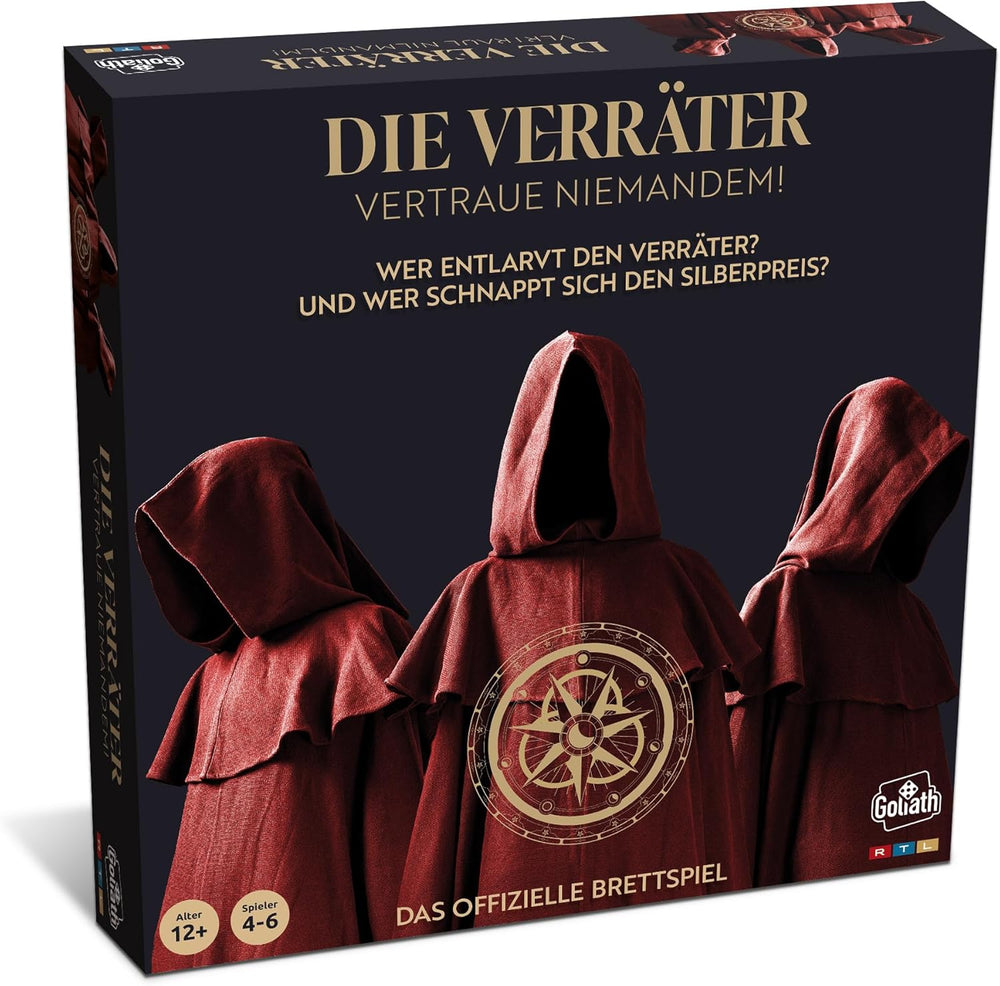 Goliat: Zdrajcy, gry planszowe dla dzieci od 12 roku życia, gry towarzyskie dla 4-6 graczy, gra oparta na serialu telewizyjnym o tym samym tytule