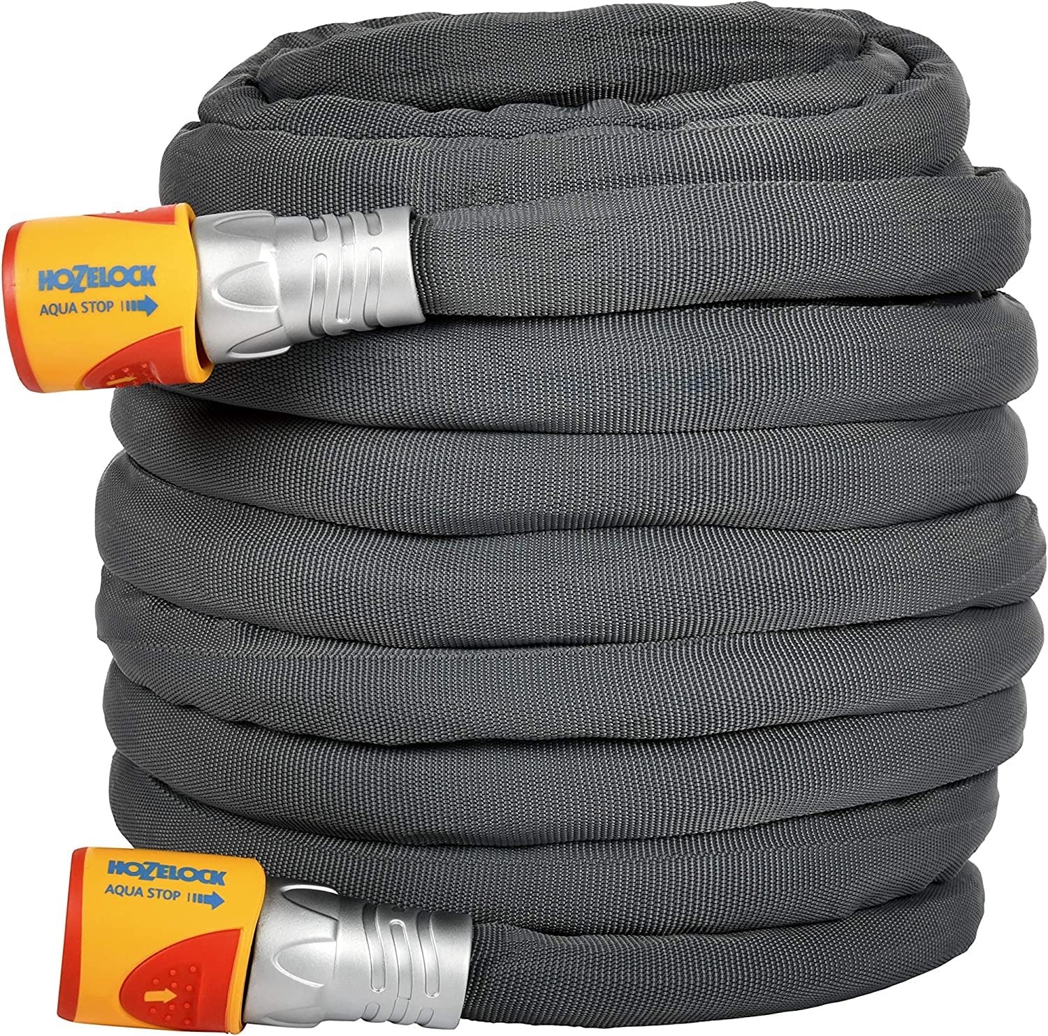 Furtun hibrid HOZELOCK - Tuffhoze 25 m: furtun extrem de flexibil cu tehnologie de țesătură Tuff Fiber, compatibil cu mașinile de spălat cu presiune (40 bar), furtun durabil și foarte ușor [8125A1240]