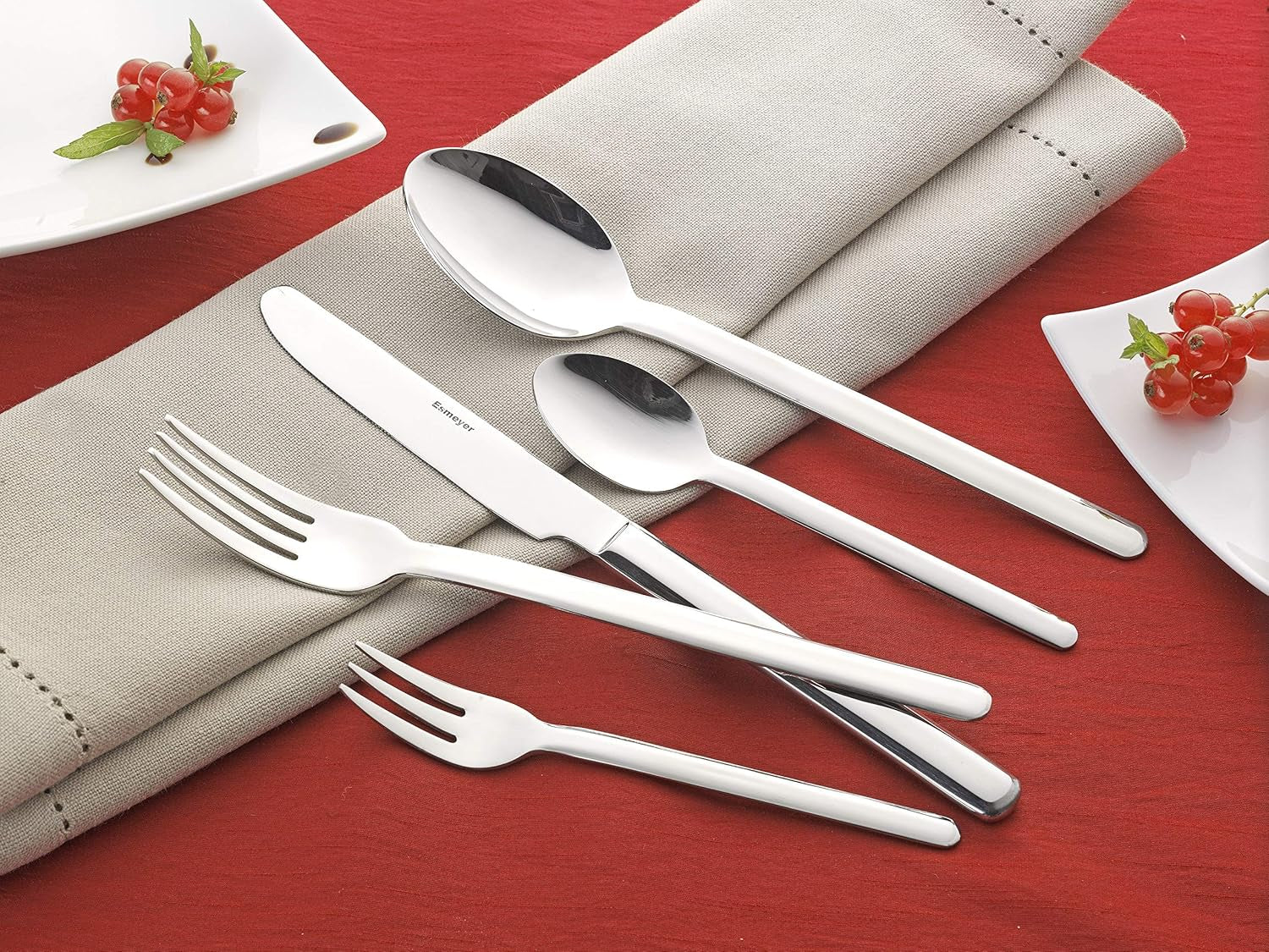 Zestaw sztućców Bettina polerowany na połysk 30 sztuk Kitchen Naty Shop