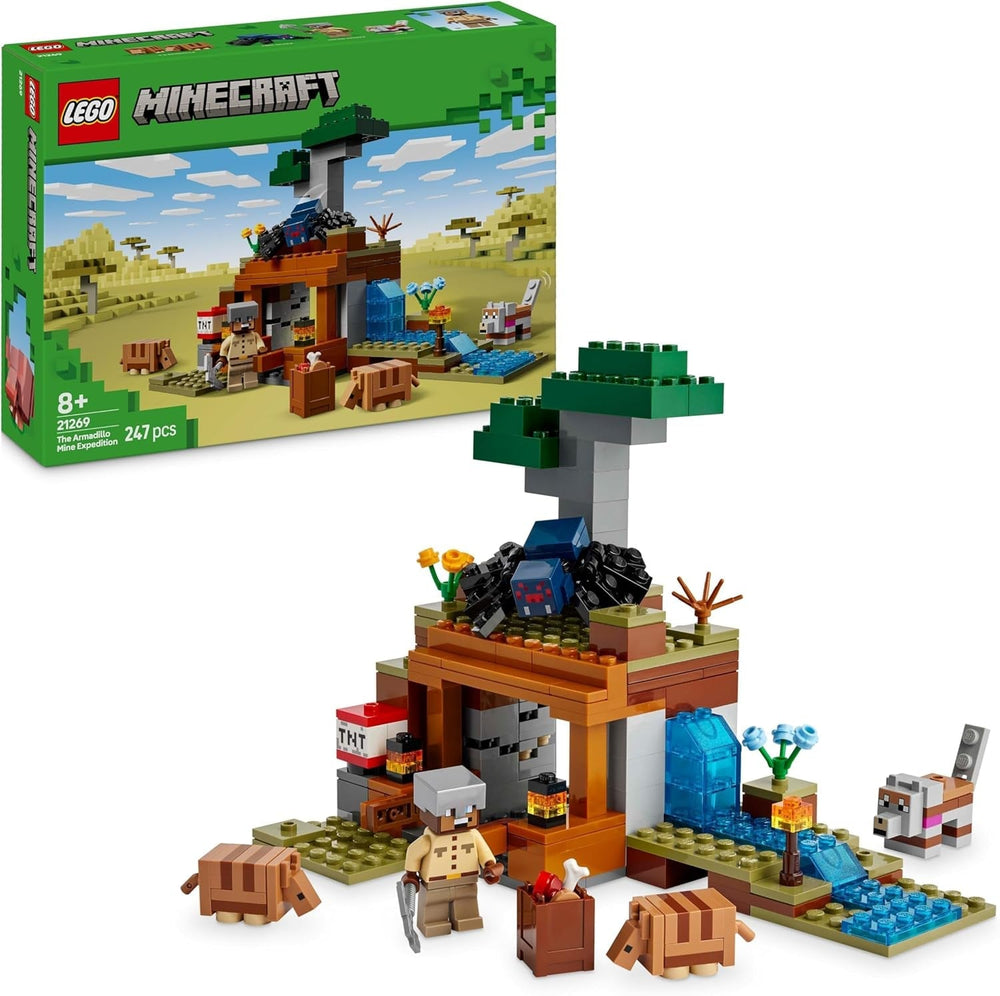 LEGO Minecraft Dungeon Mine Expedition Gra wideo Zestaw minifigurek Zabawka do budowania postaci Prezent dla chłopców i dziewcząt w wieku 8 lat 21269 Zestawy do budowania Besuche den LEGO-Store Default Title