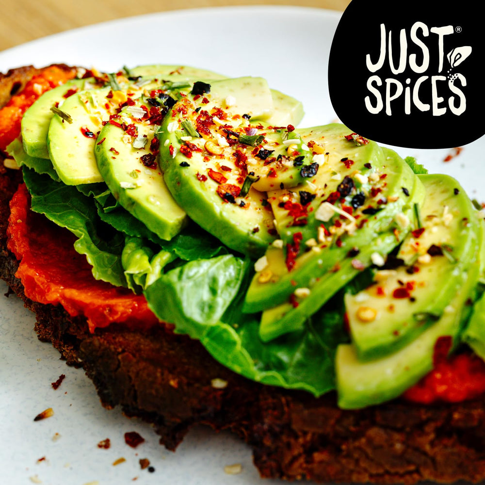 Just Spices Chili Czosnek Sól I Gewürzmix, der zu allen Gerichten schmeckt I Gewürzdose, 55 g