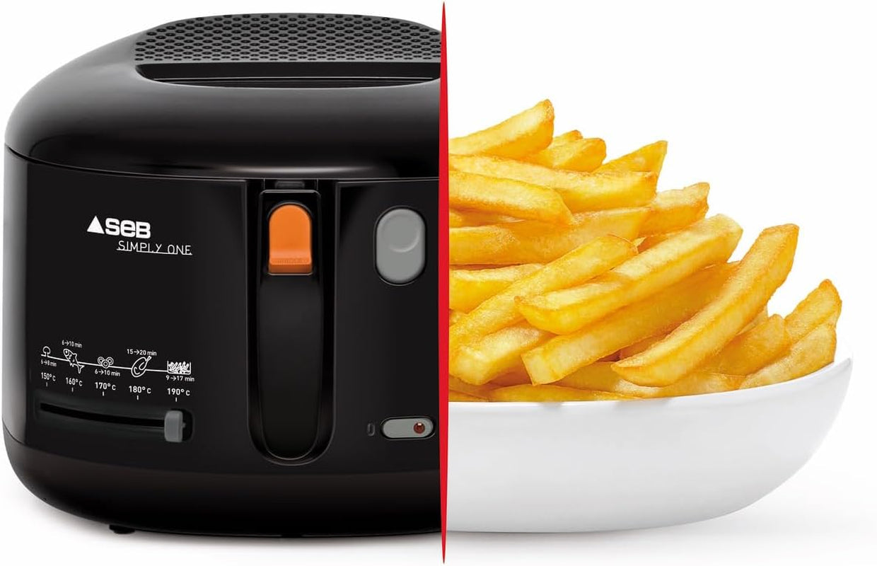 Frytownica elektryczna Tefal Simply One, pojemność XL do frytek do 1,2 kg, ekskluzywny system chłodzenia ściennego