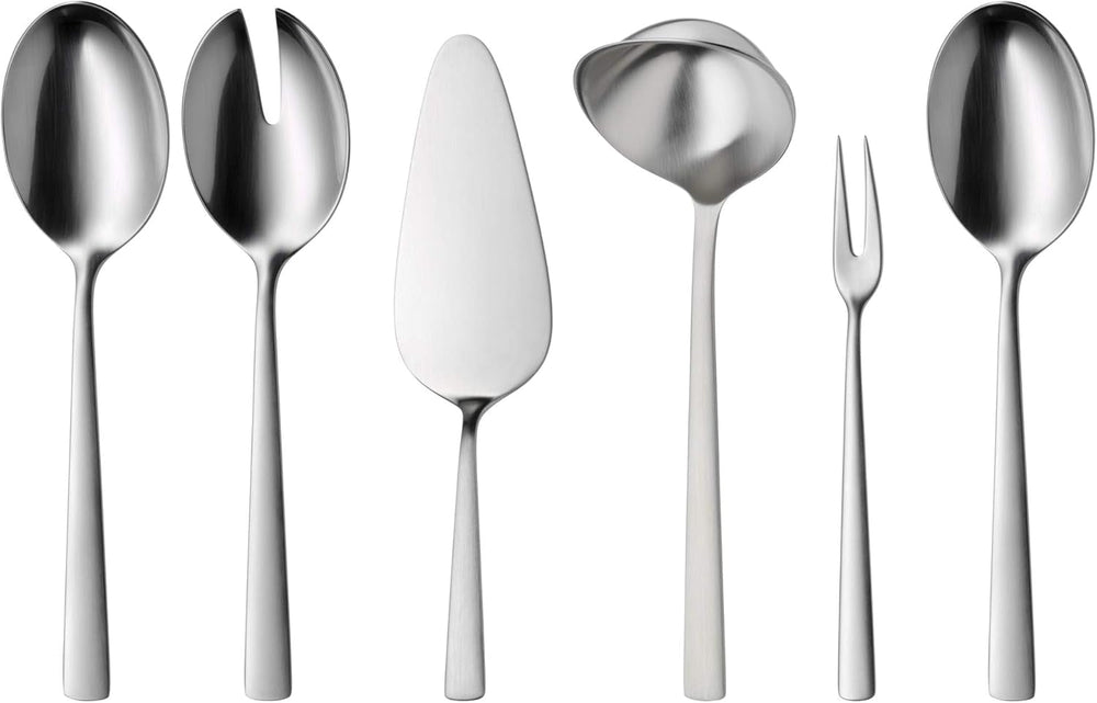 Zestaw WMF Corvo Besteck 12 Personen, 66 Teilig, 60 Teile Mit Servierbesteck, Hohlheftmesser, Cromargan Protect Mattiert, Kratzbeständig, Spülmaschinenfest Kitchen Naty Shop