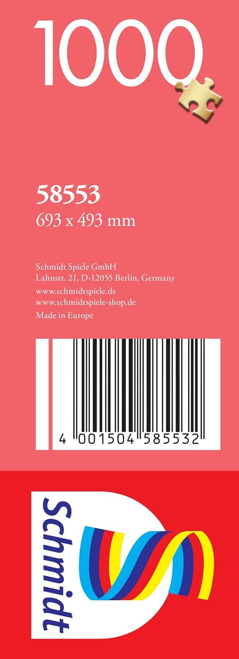 Schmidt Spiele 58553 Chuck Pinson, Shore in the Evening Gold, puzzle jigsaw 1000 piese Puzzle Naty Shop