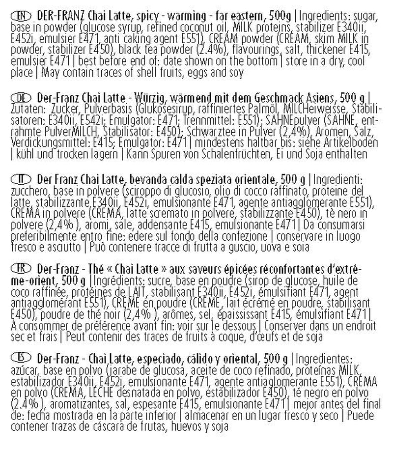 Der-Franz Chai Latte, 500 g