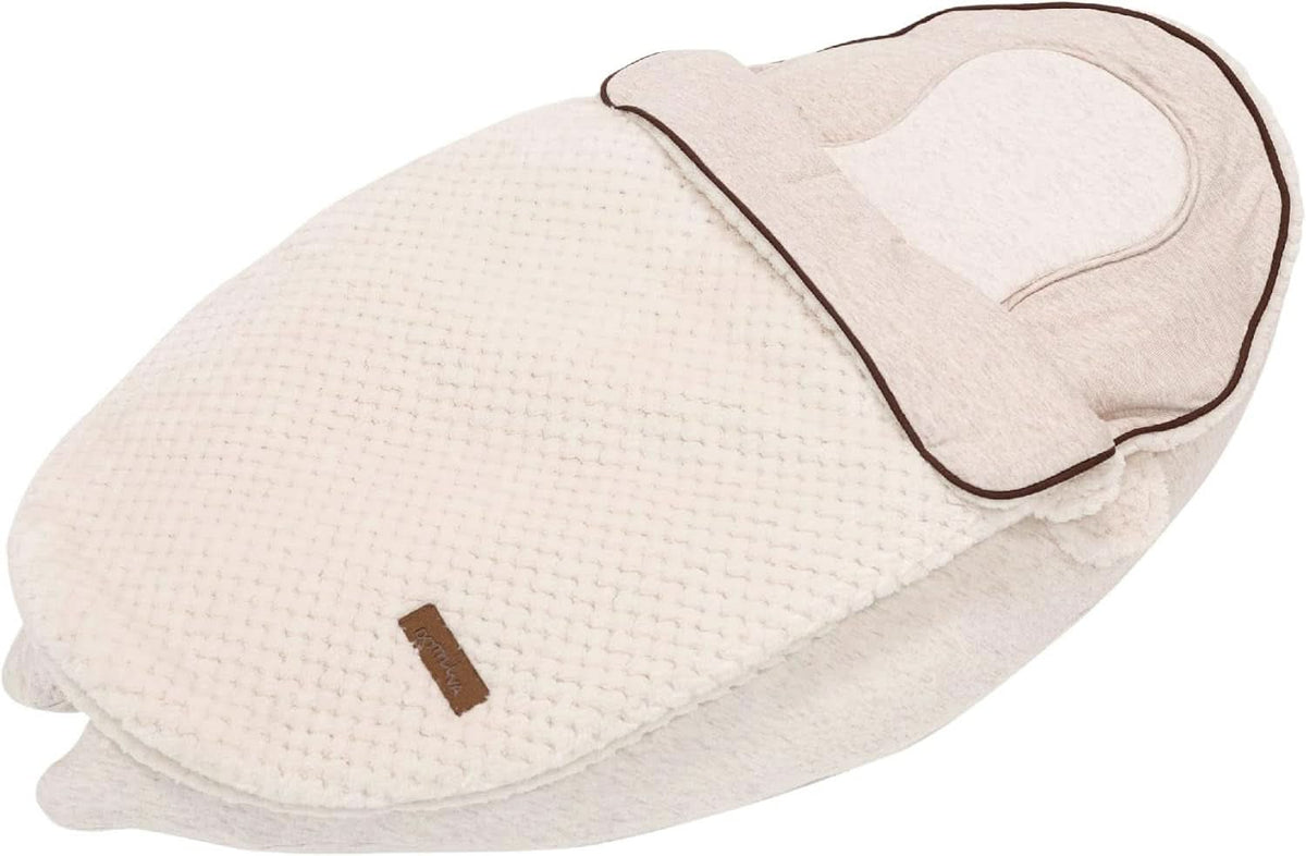 Wielofunkcyjna poduszka do karmienia 4 w 1, Soft Nova, beżowa, pojedyncza poduszka: 202 cm, fotel, 40 X 75 X 22 cm Akcesoria Żywność i karmienie piersią Sklep Bebe Naty