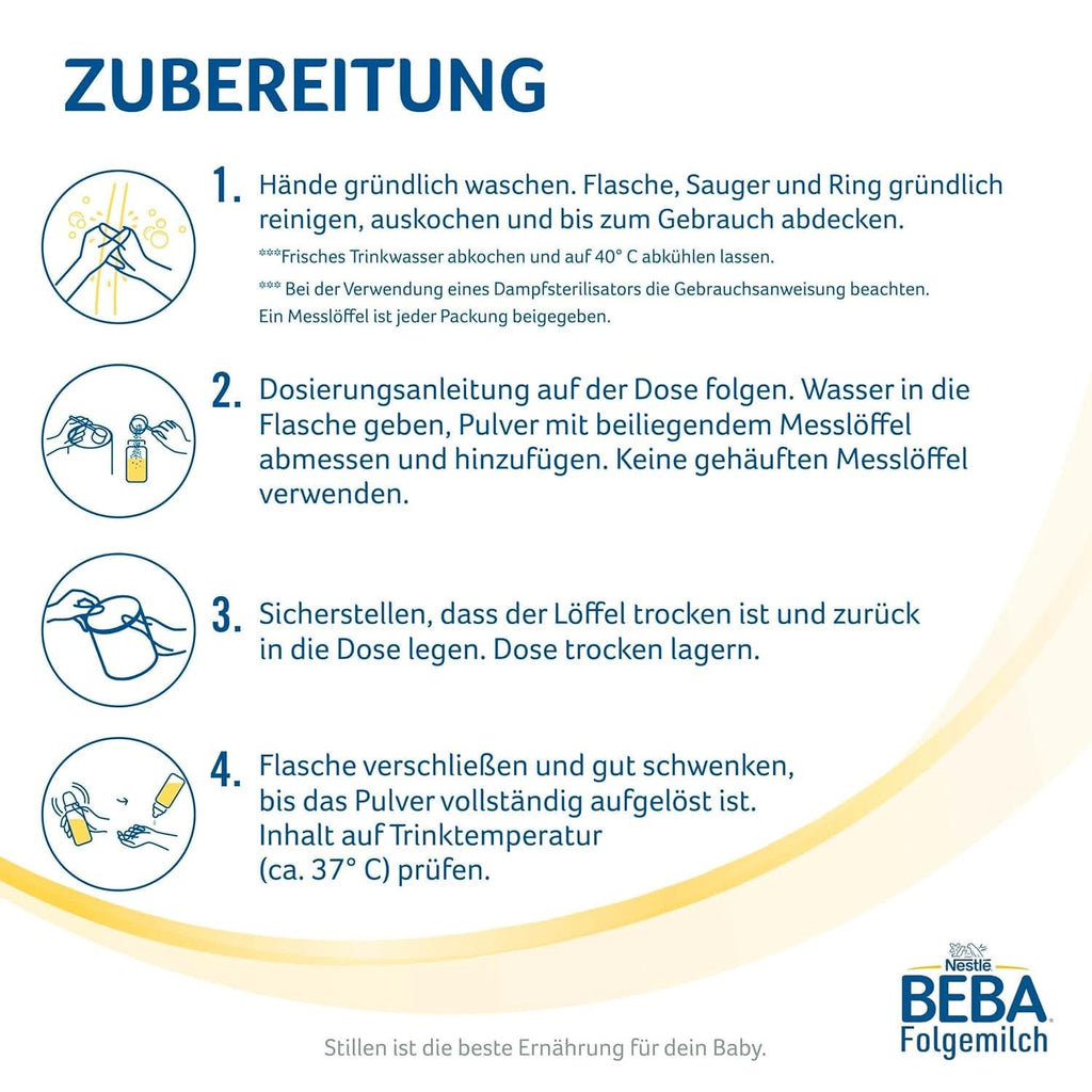 Nestle BEBA 2 Lapte praf de continuare după luna a 6-a, cu complex 5 HMO, numai lactoză, fără ulei de palmier, pachet de 3 (3 X 800G) Mama si Copilul Naty Shop