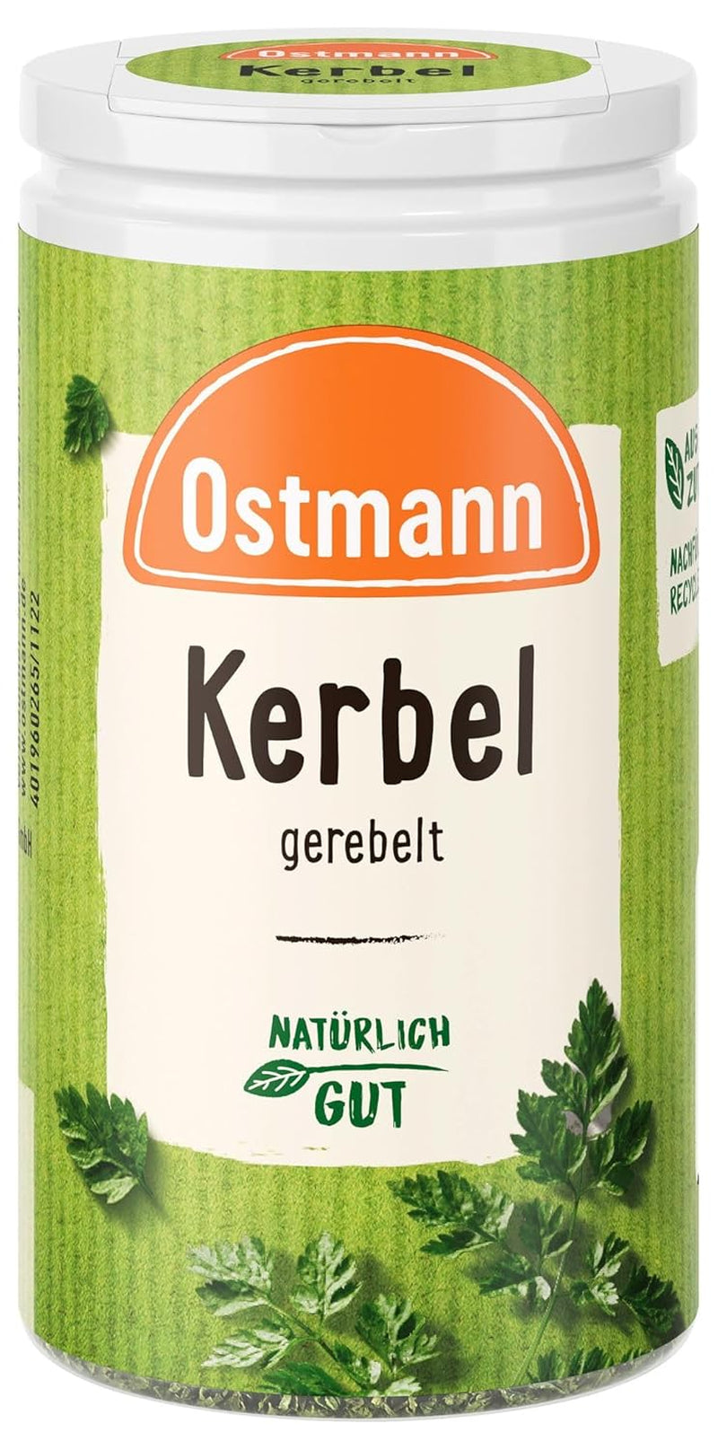 Ostmann Gewürze - Kerbel gerebelt | Kräuternote für Lammgerichten und deftige Eintöpfe | 8 g w Der Streudose
