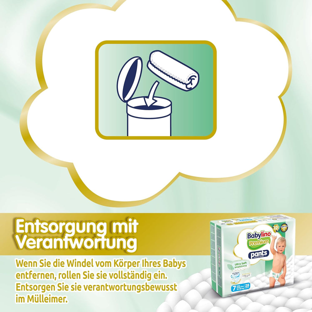 Spodnie Premium, rozmiar 7, filtr Ultra Soft, XL Plus (15-25 kg), 28 sztuk