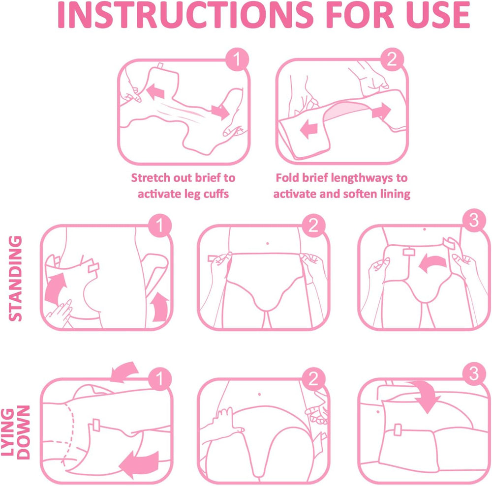 Pieluszki z nadrukiem dla dorosłych 5500-5800ml 2 szt. - Rumieniące się dziecko (M)