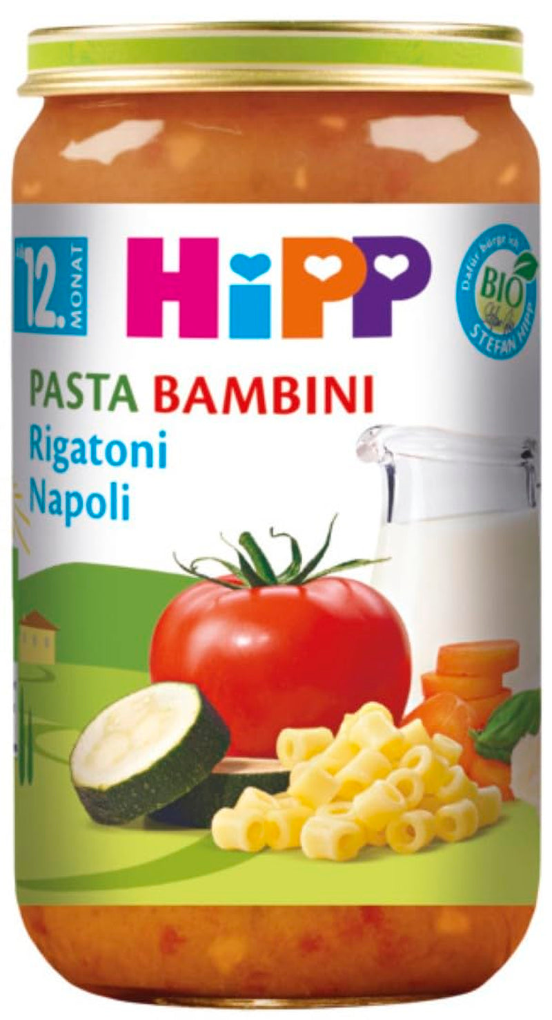 Hipp Bio Menus od 12. Luna Pasta Bambini, Rigatoni Napoli, 250G, opakowanie 6 sztuk (6X250G) Matka i Dziecko Naty Shop Domyślny tytuł