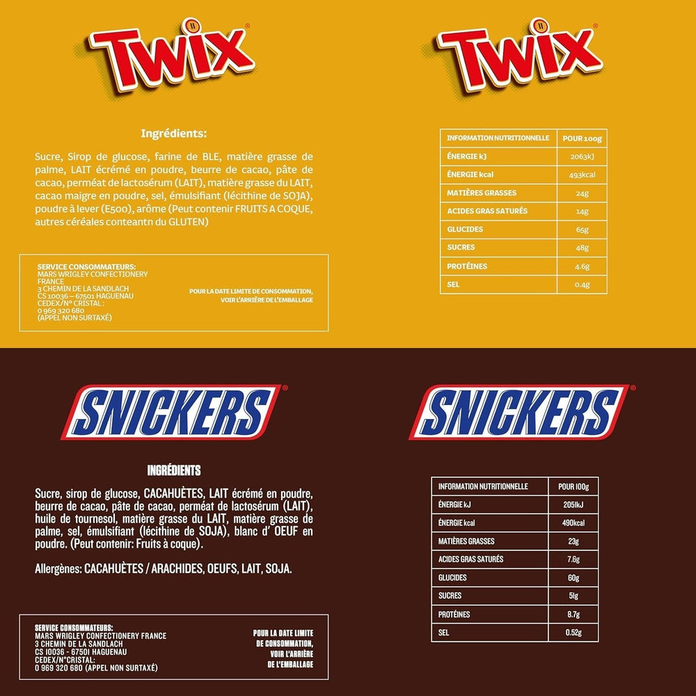 Packet Mix, Mars, Snickers, Bounty, Twix, Milky Way i inne Cukierki Czekoladowe Naty Shop